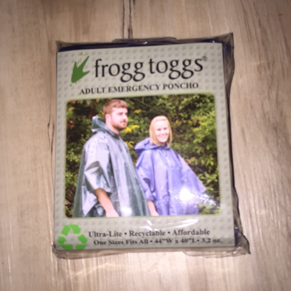 Adult emergency poncho